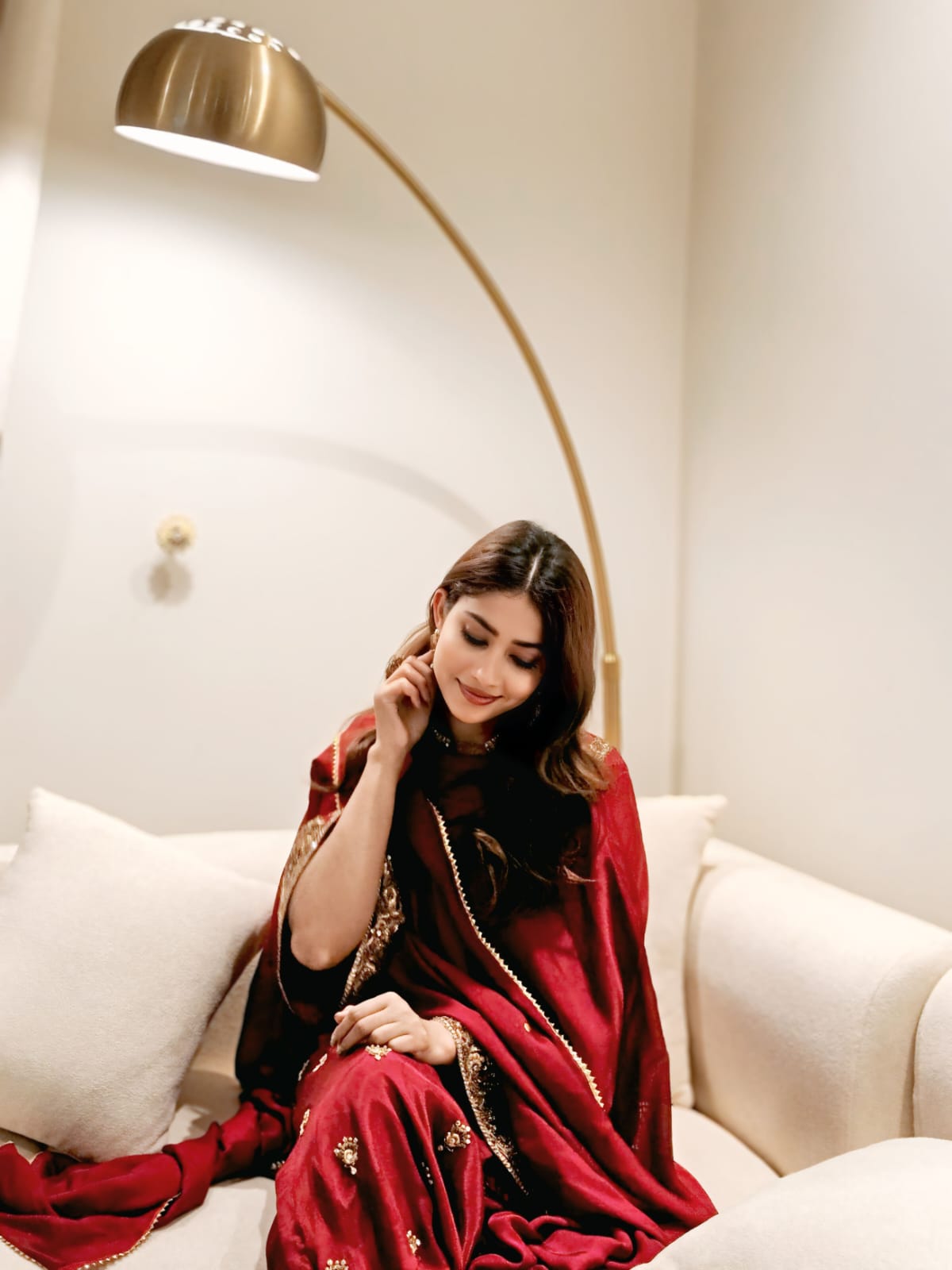 Rubaab Red Festive By AS Studio Alizay Saad