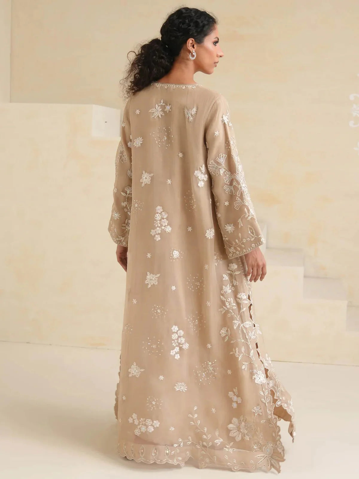 Sandy Pearl Jalabiyan by Alizay Saad - Alizay Saad