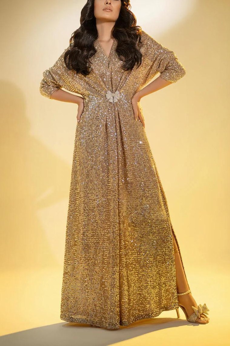 Sun Mist kaftan by Alizay Saad - Alizay Saad