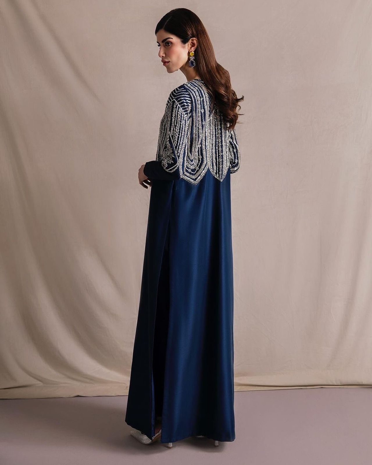 Sylvie Navy Hues by Alizay Saad - Alizay Saad