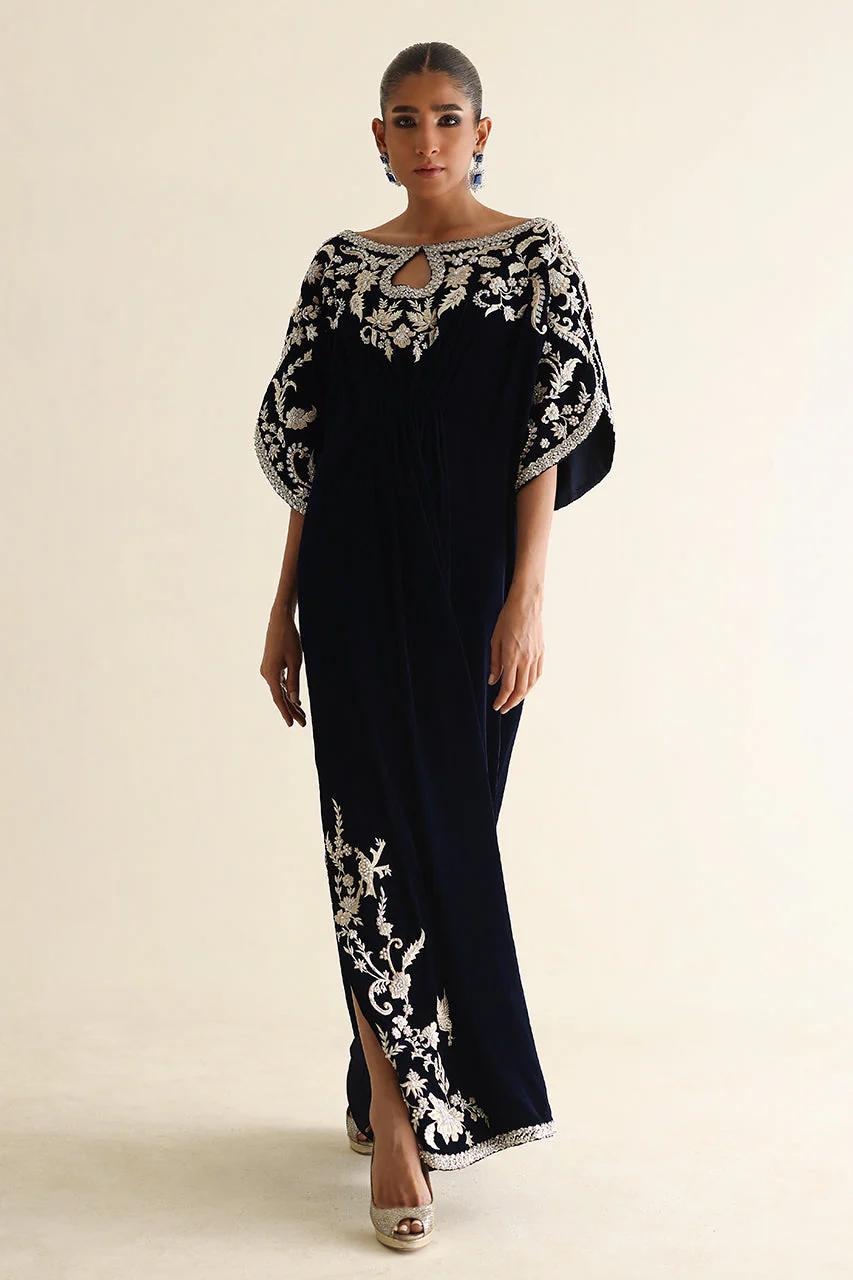 Zardozi kaftan by Alizay Saad - Alizay Saad
