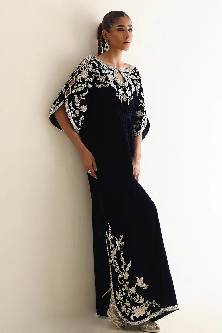 Zardozi kaftan by Alizay Saad - Alizay Saad