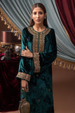 Zeenat Velvet Luxe Kaftan by Alizay Saad - Alizay Saad